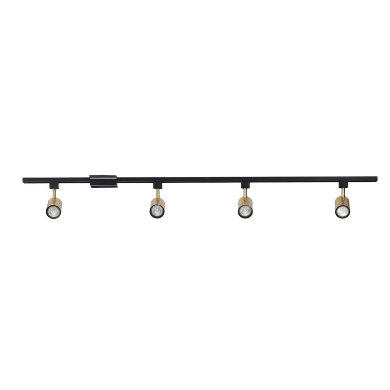 56 4 Light Linear Track Kit with Dimmable and Adjustable Head
